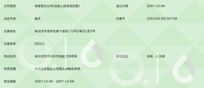哈爾濱城市之家物業(yè)管理有限公司 投資物業(yè)管理的新標(biāo)桿